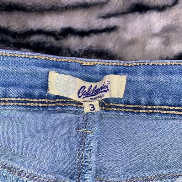 California Vintage denim jeans, juniors size 3 - Picture 4 of 5